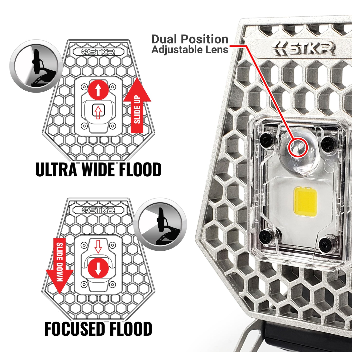 Lumière de tâche mobile - 1200 lumen léger