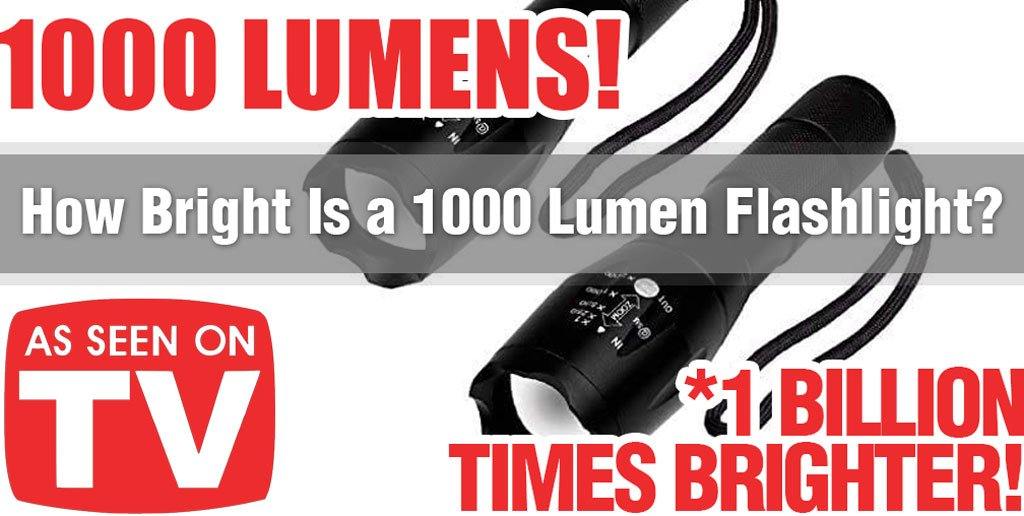How Bright Is a 1000 Lumen Flashlight? STKR Concepts