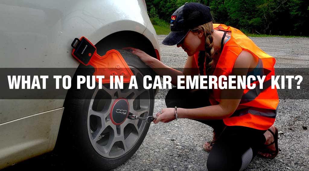 Qué debe incluir un kit de emergencia de auto?