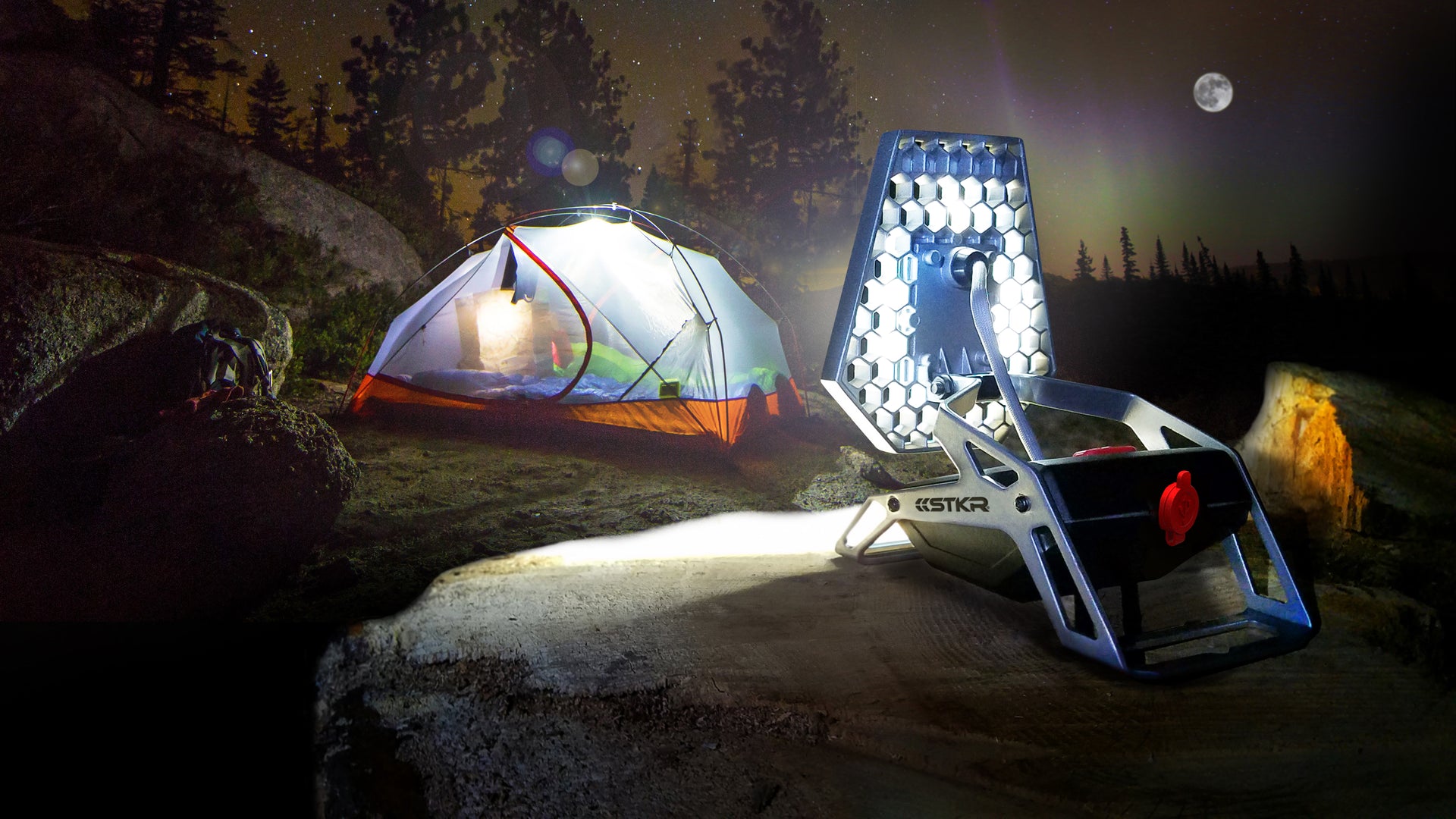 Lot De 50 Anneaux Lumineux En Silicone Pour Piquets De Tente – Phosphorescents, Visibles La Nuit – Accessoire Camping Indispensable