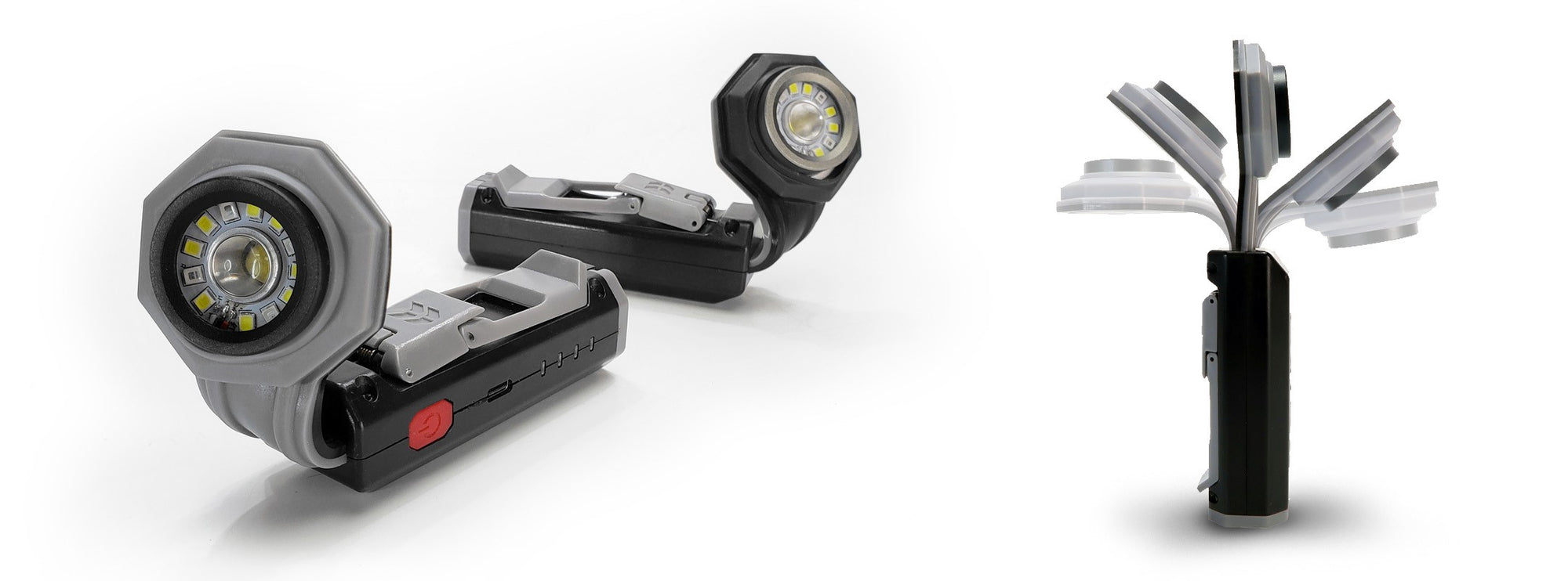STKR Concepts FLEXIT Pocket Light 4.0 and 6.5 LED flashlight and multi-use handsfree task light