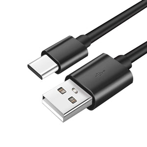 USB cable with USB-A to USB-C