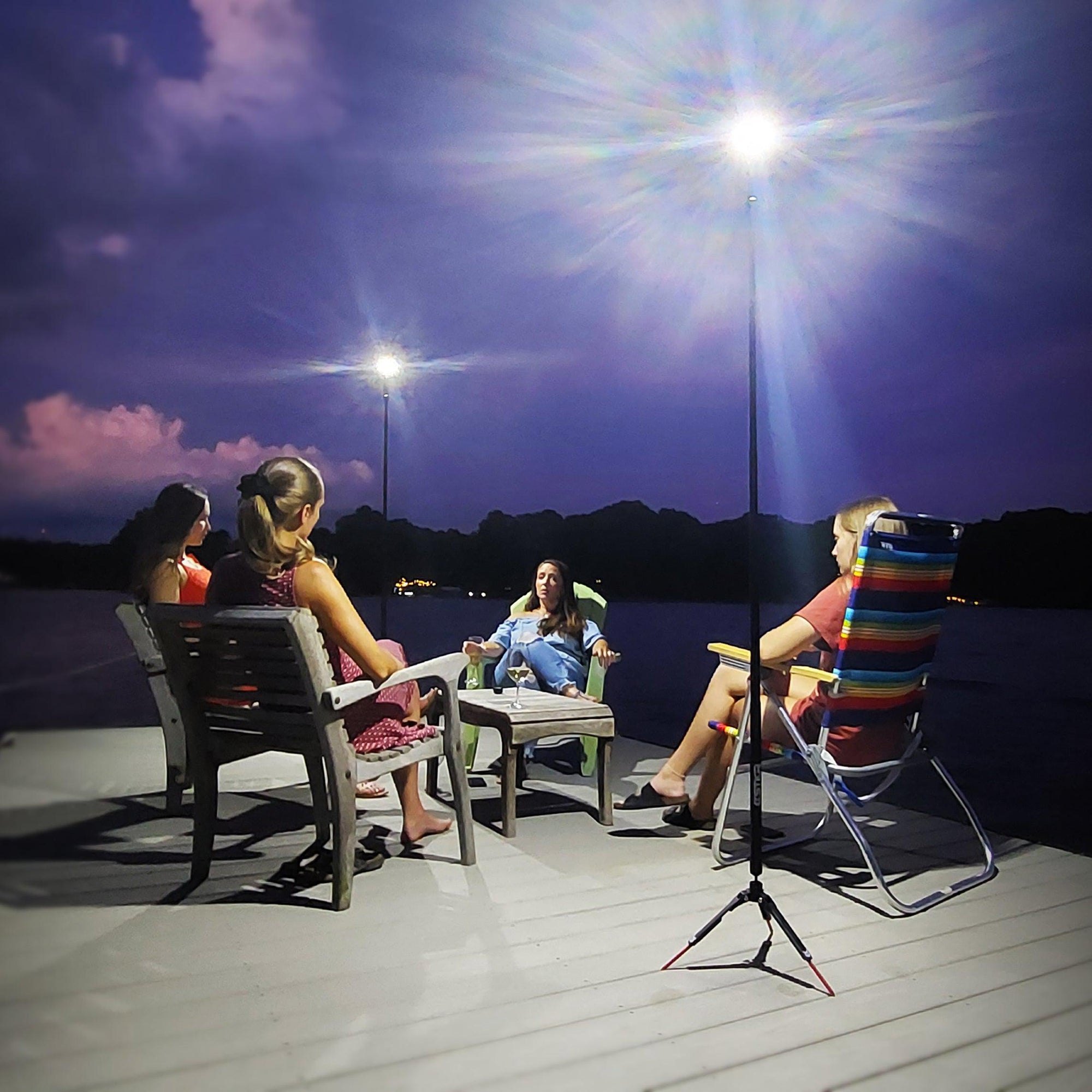 STKR Fli-PRO Telescoping Light Dock Party Lifestyle4