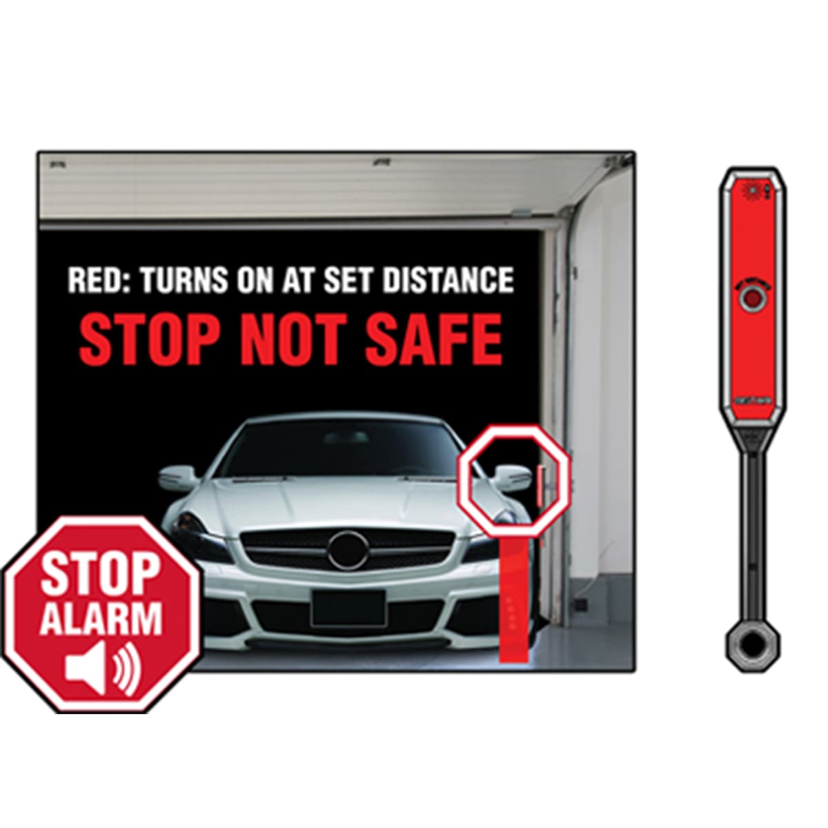 Adjustable Garage Side Parking Sensor-Garage Parking Assist-STKR Concepts