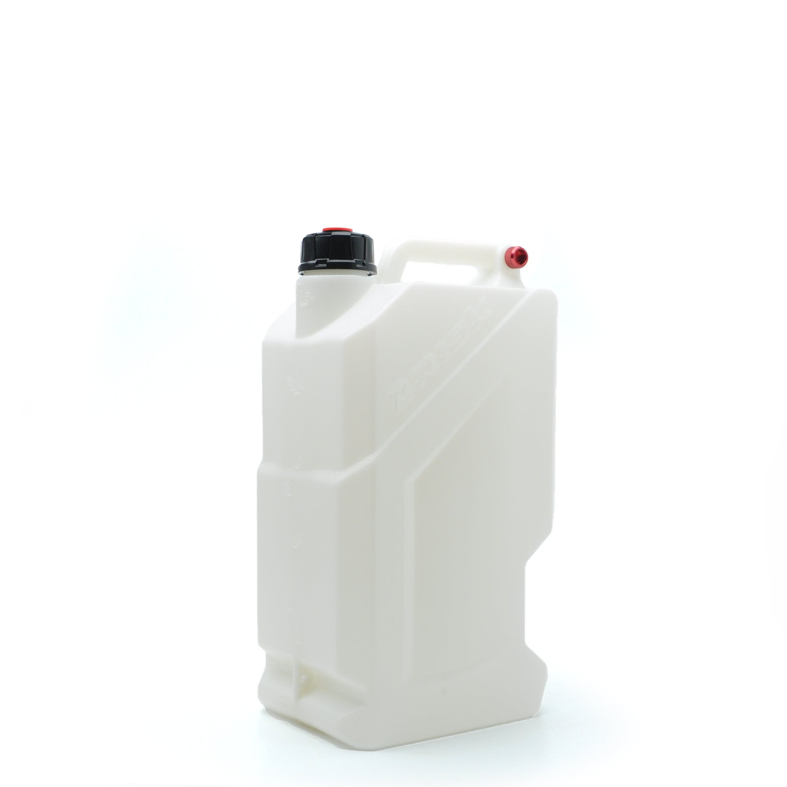 Risk Racing EZ5 5 Gallon Utility Jug both posing in three quarter view against a white studio background