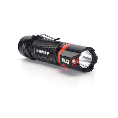 800 lumen rechargeable flashlight BAMFF 8.0