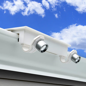EZ Solar Home Security FLEXIT Spotlight - Gutter Mounted-Home Security Lighting-STKR Concepts