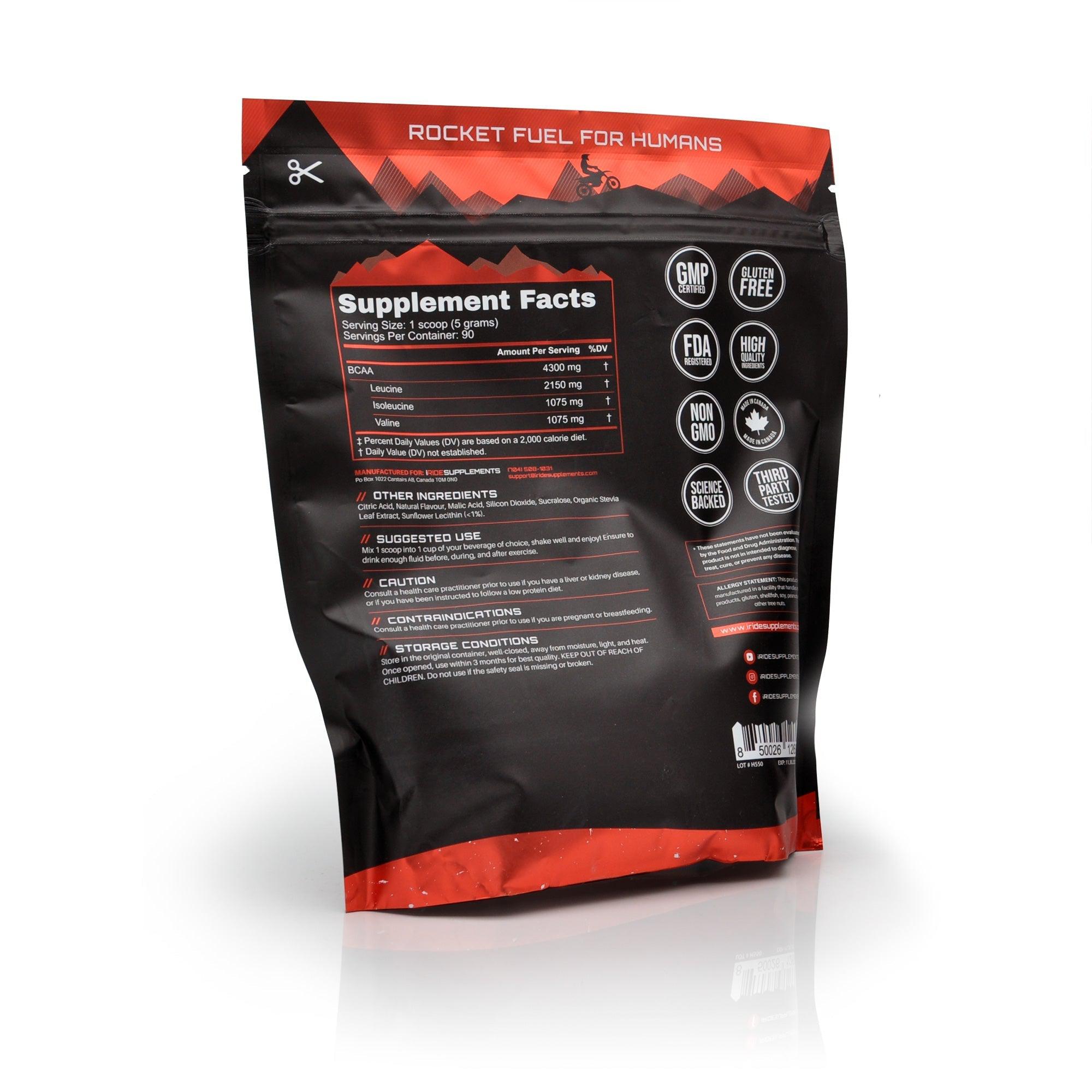 iRide BCAA - Branched Chain Amino Acids-Vitamins & Supplements-STKR Concepts