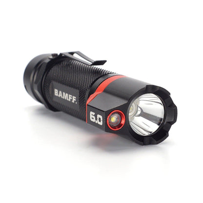 600 lumen rechargeable cree tactical flashlight Bamff 6.0- 600 Lumen Dual LED Rechargeable Flashlight