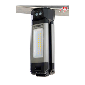 TRi-Mobile Area Work Light - Rechargeable Shoplight with Triple Pivoting LED Light Heads by STKR Concepts - magnet icon